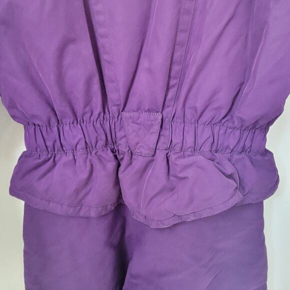 Obermeyer Snow‎ Suit Skiwear Purple Women Sz 10 Hayward Wool Blend Thick Stirrup - Picture 13 of 16